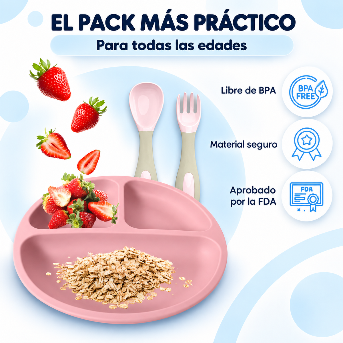 Silicona segura sin BPA - materiales de grado alimentario