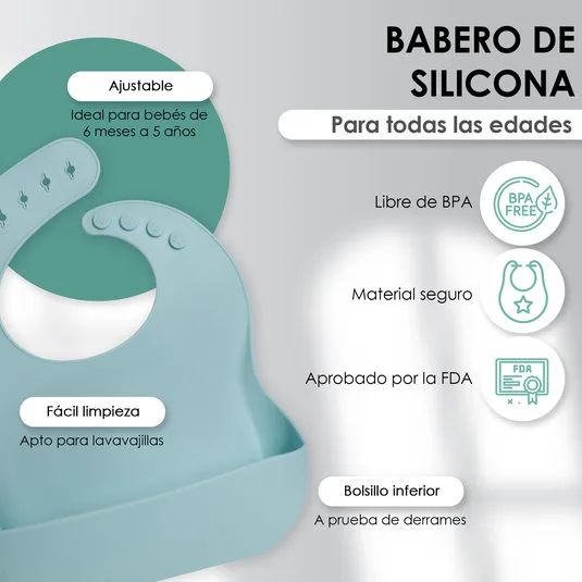 Vajilla de silicona para bebé 5